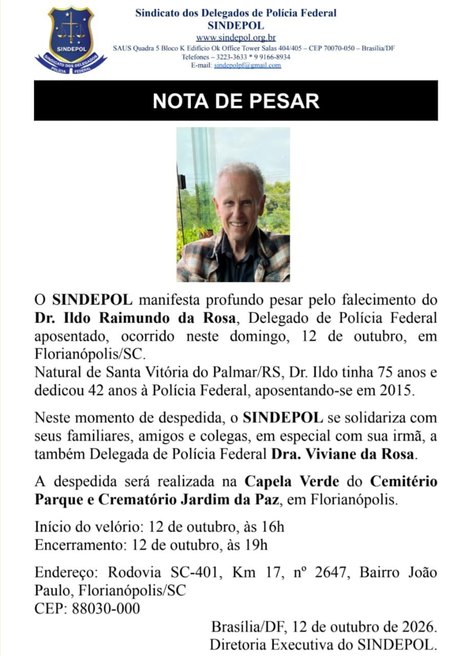 NOTA DE PESAR